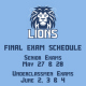 Exam Schedule